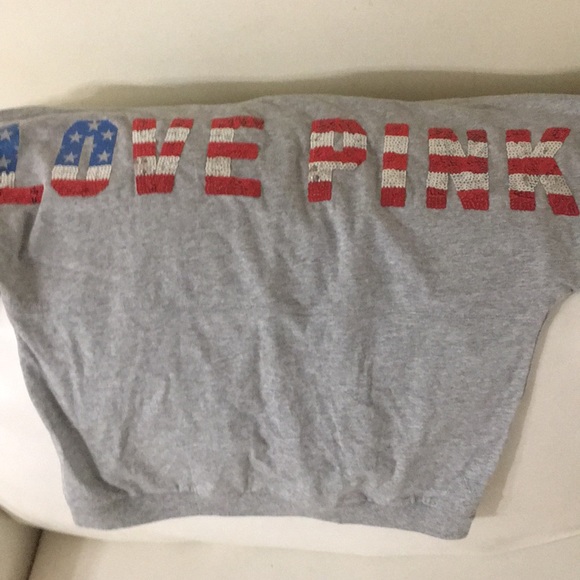 Victoria’s Secret thin sweatshirt with sequins. - Picture 2 of 3